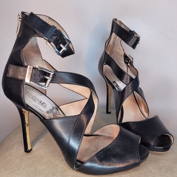 Michael Kors Tamara Strappy Leather Heels – 11M - Picture 5 of 11